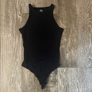 Skims Black High Neck Bodysuit Size xs